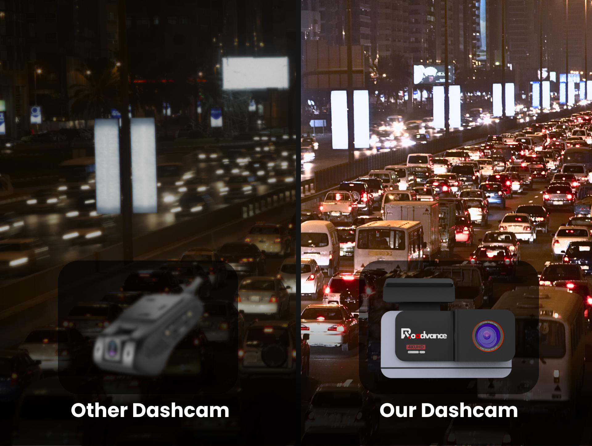 DashCam 4K Front and Rear 1080P, Sony STARVIS Sensor, WDR, Super Capacitor, Built-in WiFi, External GPS(max accuracy), Dual Dash Camera for Cars with Hardwire kit, Loop Recording, Night Vision, Parking Mode, Smart App Control