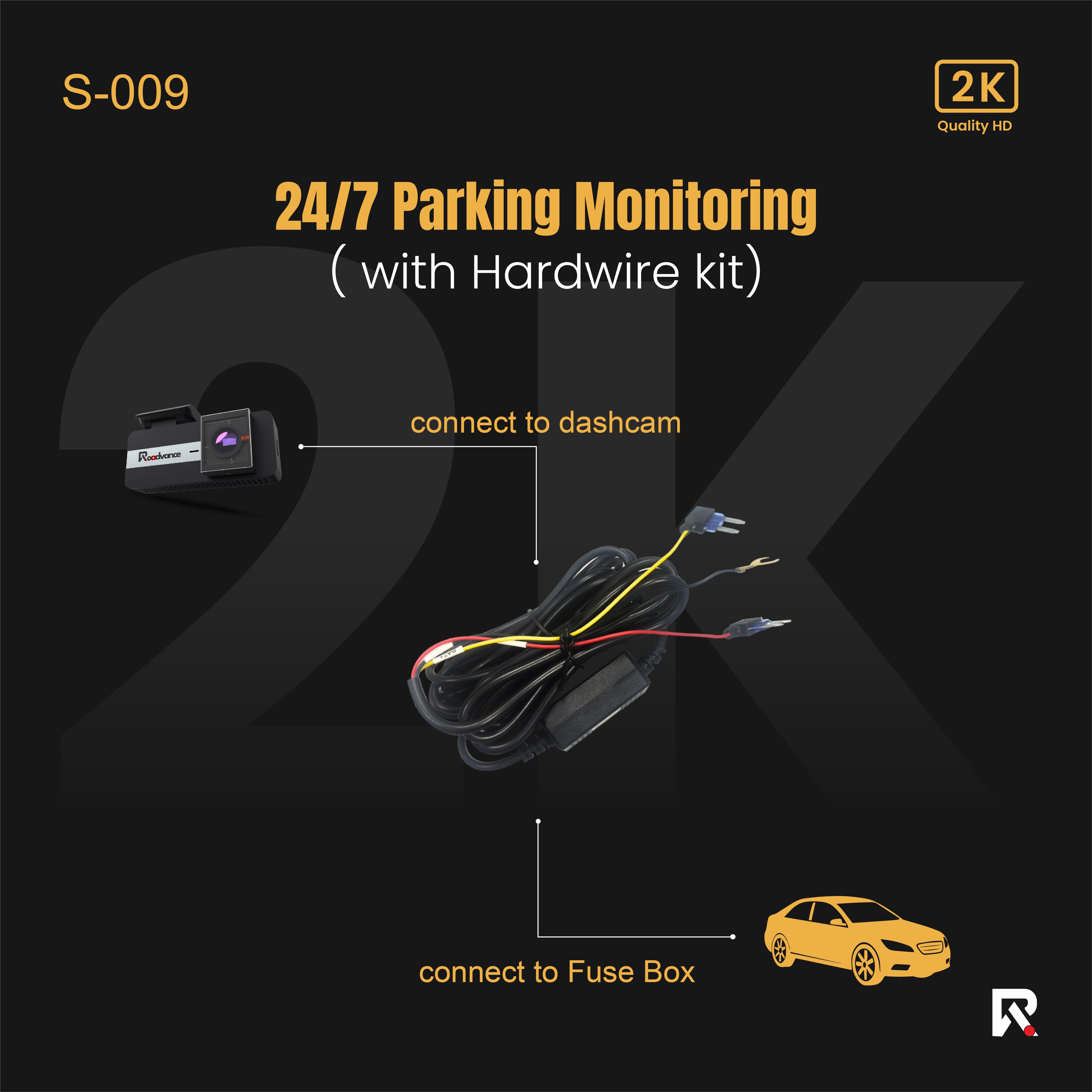2K Dual Dash Cam Front & Rear | H.265 Compression, 256GB Support, Seamless Loop Recording, in Built wifi, App support