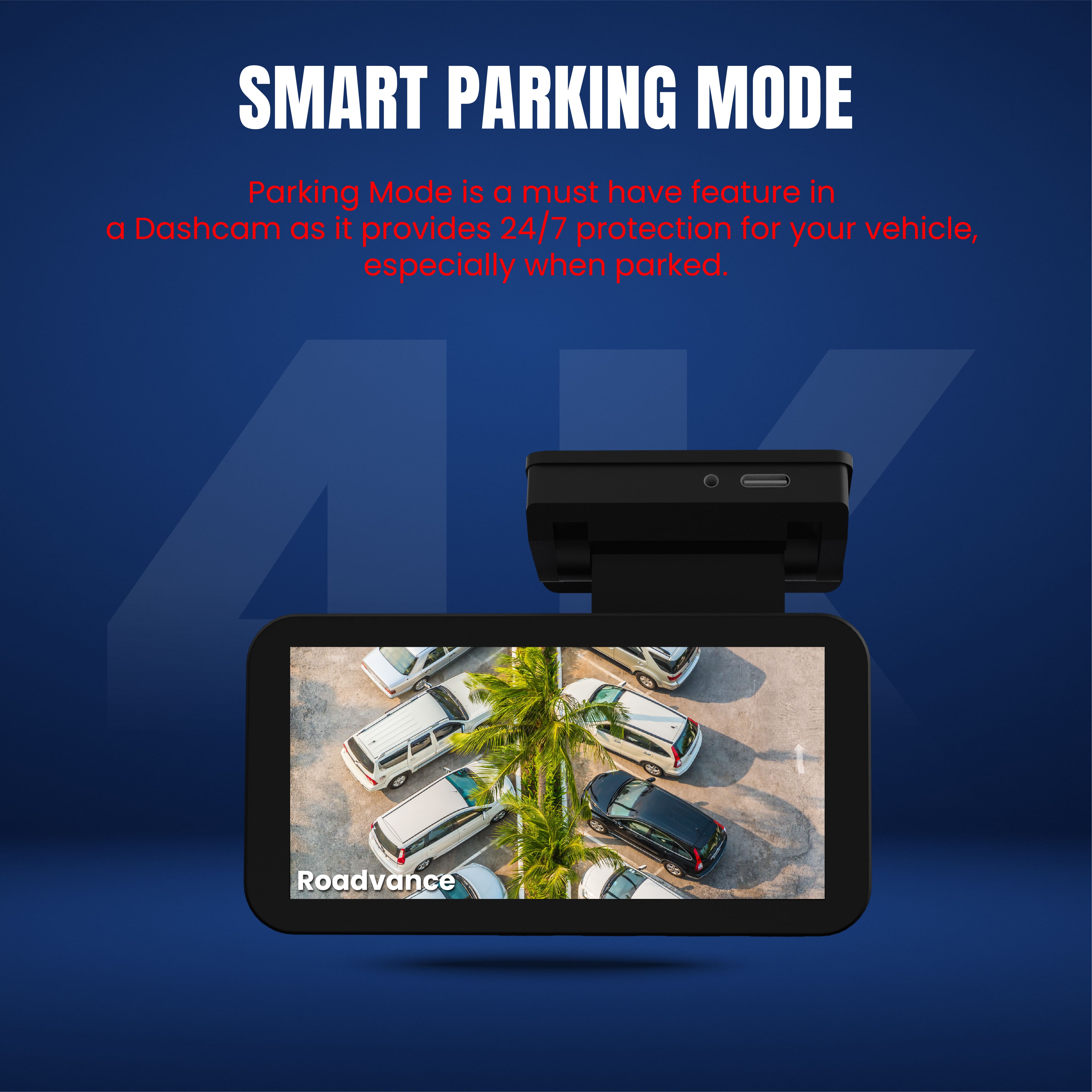 DashCam 4K Front and Rear 1080P, Sony STARVIS Sensor, WDR, Super Capacitor, Built-in WiFi, External GPS(max accuracy), Dual Dash Camera for Cars with Hardwire kit, Loop Recording, Night Vision, Parking Mode, Smart App Control