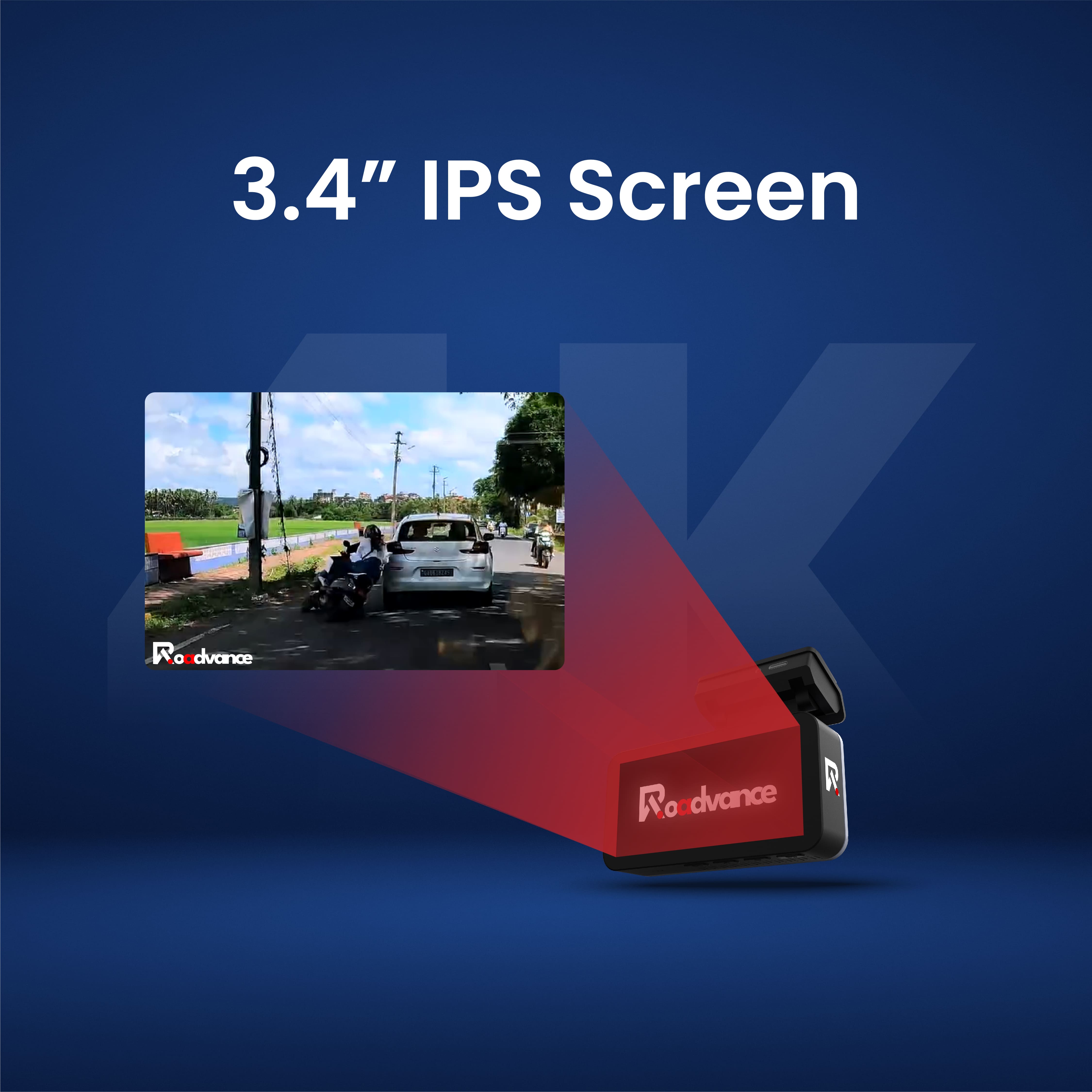 DashCam 4K Front and Rear 1080P, Sony STARVIS Sensor, WDR, Super Capacitor, Built-in WiFi, External GPS(max accuracy), Dual Dash Camera for Cars with Hardwire kit, Loop Recording, Night Vision, Parking Mode, Smart App Control