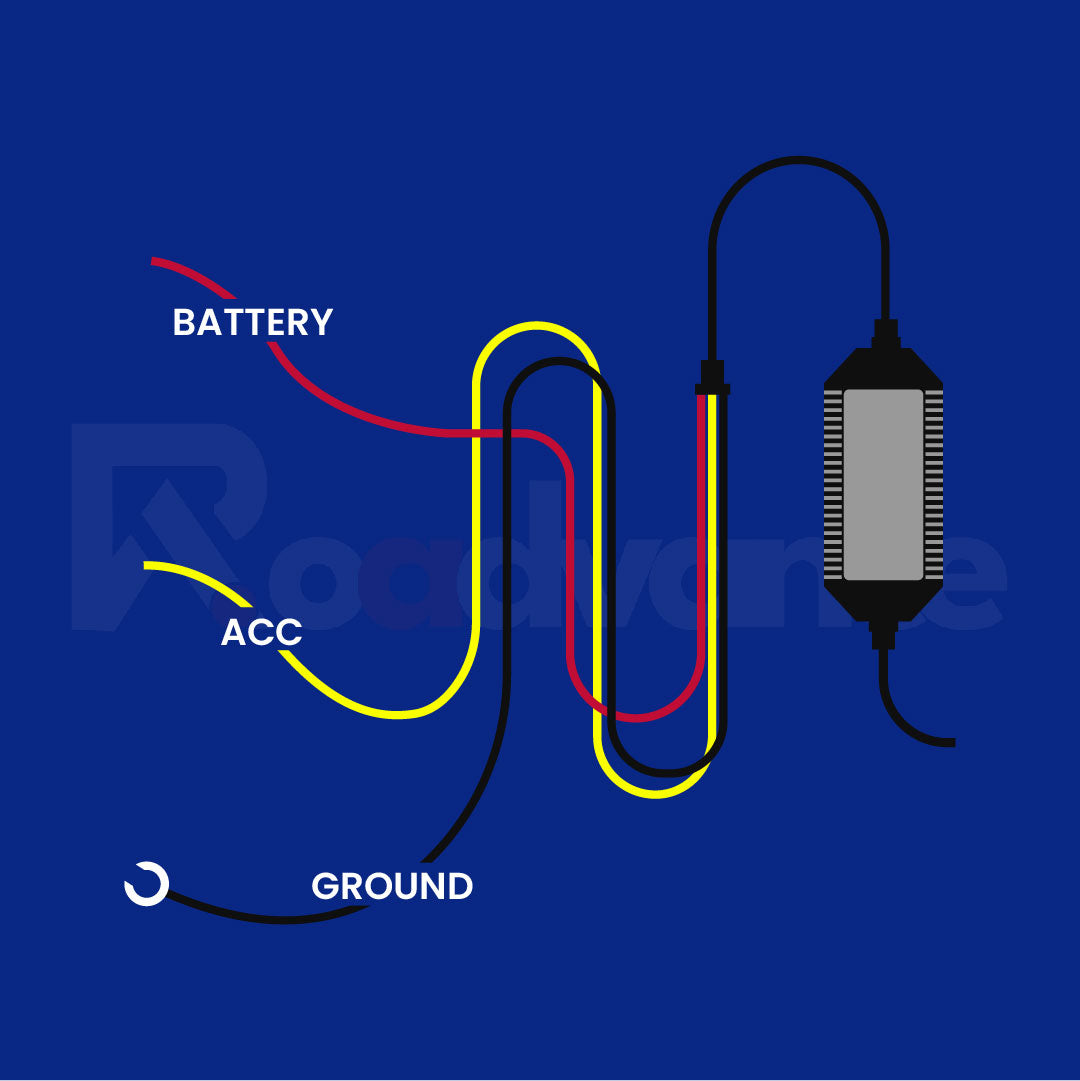 ROadvance 12V Hardwire Kit Type C – Power Your Surveillance, Day and Night