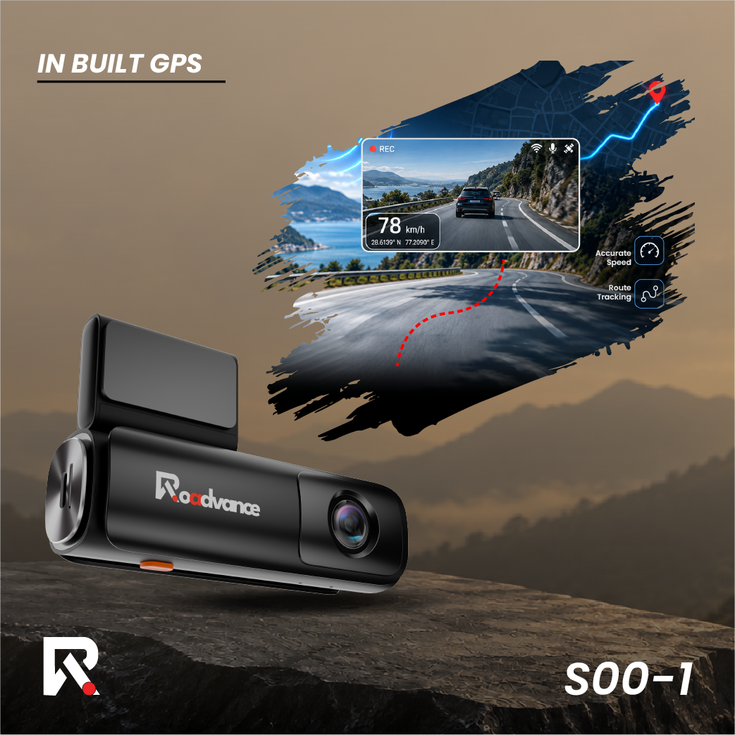 Roadvance S00-1 dashcam with built-in GPS