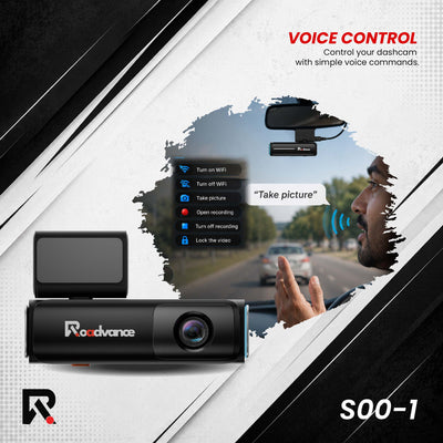 Roadvance S00-1 dashcam voice control commands