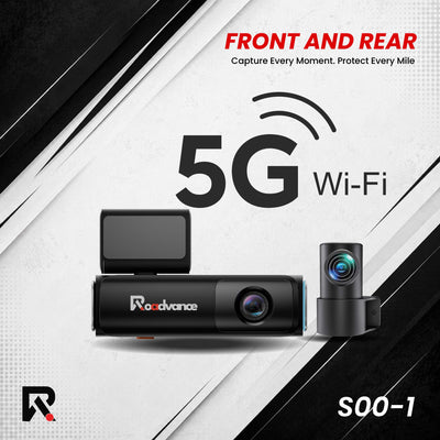 Roadvance S00-1 dashcam with 5GHz Wi-Fi app connectivity