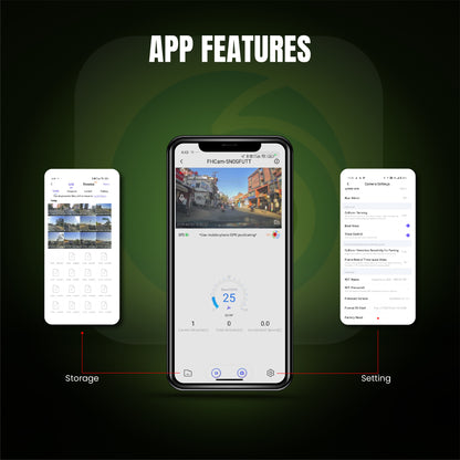 Pre-book Roadvance S-003 2.5K Dual Channel Dashcam | Front & Rear Recording | Wide Angle Lens | Loop Recording | Night Vision | G-Sensor | Free Hardwirekit