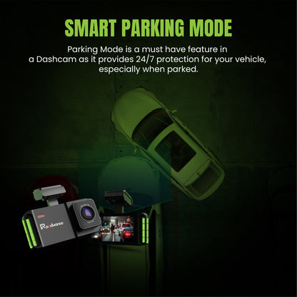 Pre-book Roadvance S-003 2.5K Dual Channel Dashcam | Front & Rear Recording | Wide Angle Lens | Loop Recording | Night Vision | G-Sensor | Free Hardwirekit