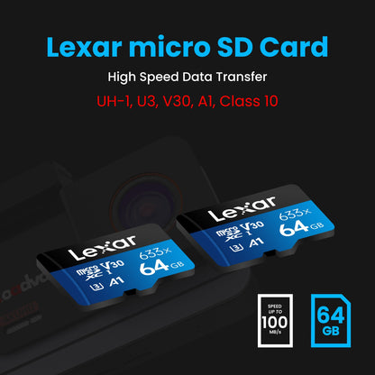 Lexar 64gb High-Performance 633x UHS-I microSDXC Memory Card
